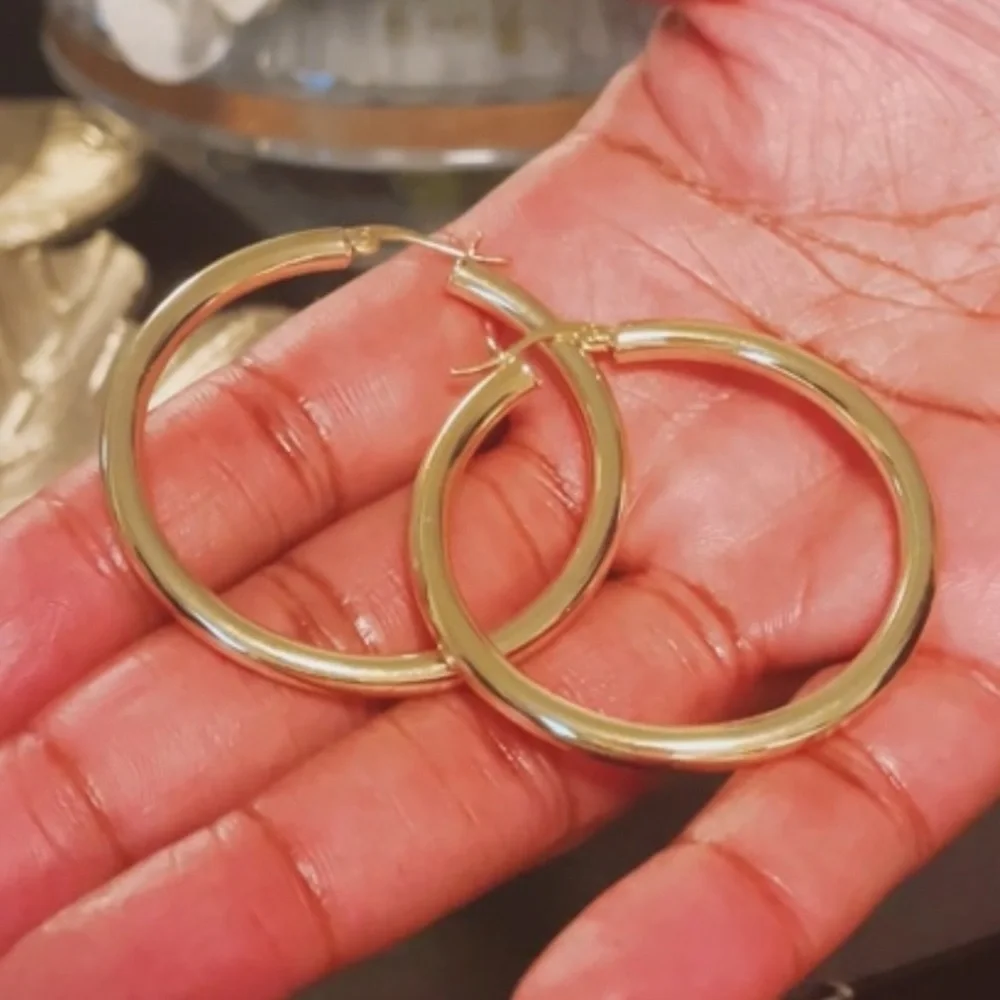 Gold Hoop Earrings